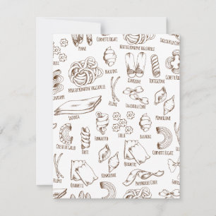 Cartes Pour Fêtes Annuelles L'Italie est réputée pour son incroyable cuisine