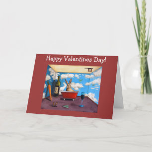 Cartes Pour Fêtes Annuelles Little_Rabbit_Spirits, jour de Valentines heureux
