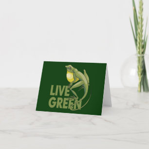 Cartes Pour Fêtes Annuelles Live Green