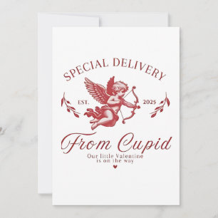 Cartes Pour Fêtes Annuelles Livraison spéciale de maman enceinte Cupid Valenti