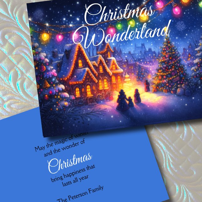 Cartes Pour Fêtes Annuelles Livre d'histoire artistique Christmas Wonderland (Créateur téléchargé)