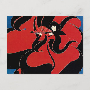 Cartes Pour Fêtes Annuelles Livre vintage Art Nouveau Chap Thankesgiving