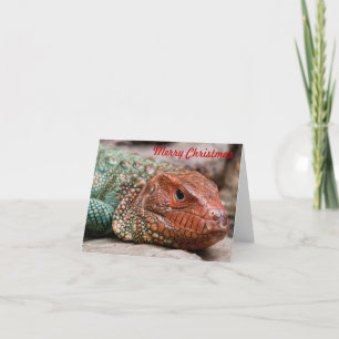 Cartes Pour Fêtes Annuelles Lizard Christmas