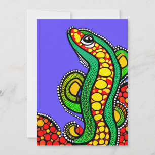 Cartes Pour Fêtes Annuelles Lizard Love