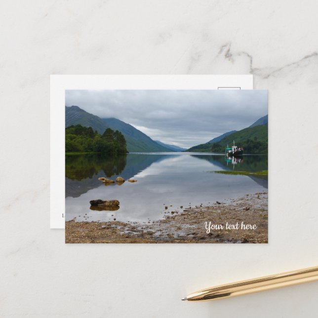 Cartes Pour Fêtes Annuelles Loch Shiel, Scotland Postcard (Devant/Arrière en situation)