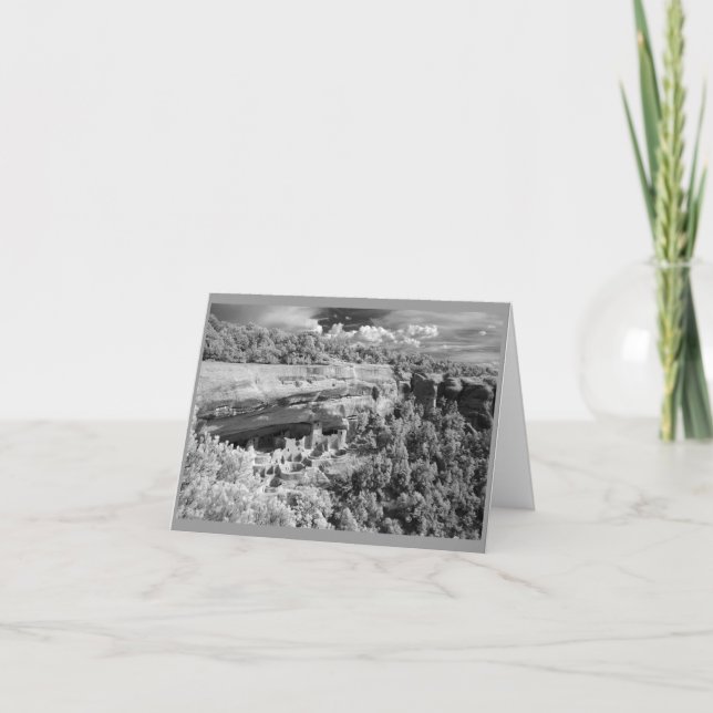 Cartes Pour Fêtes Annuelles Logements de falaise de MESA Verde (Devant)