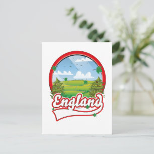 Cartes Pour Fêtes Annuelles Logo Angleterre Travel