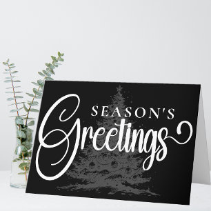 Cartes Pour Fêtes Annuelles Logo de l'entreprise personnalisée Petite entrepri