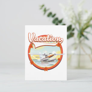 Cartes Pour Fêtes Annuelles Logo de vacances