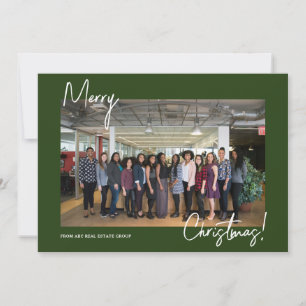 Cartes Pour Fêtes Annuelles Logo d'entreprise officiel Joyeux Noël