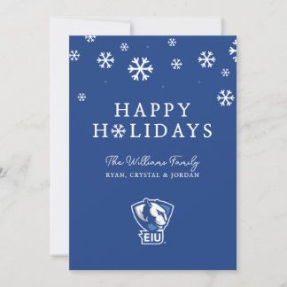 Cartes Pour Fêtes Annuelles Logo Eastern Illinois University Panthers