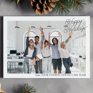 Cartes Pour Fêtes Annuelles Logo photo de l'entreprise personnalisée Affaires 