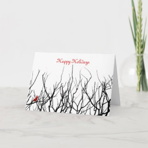 Cartes Pour Fêtes Annuelles L'oiseau rouge par Leslie Peppers