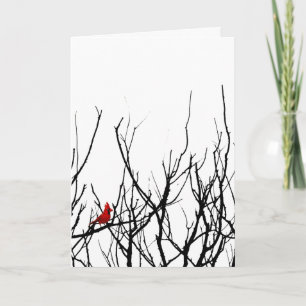 Cartes Pour Fêtes Annuelles L'oiseau rouge par Leslie Peppers