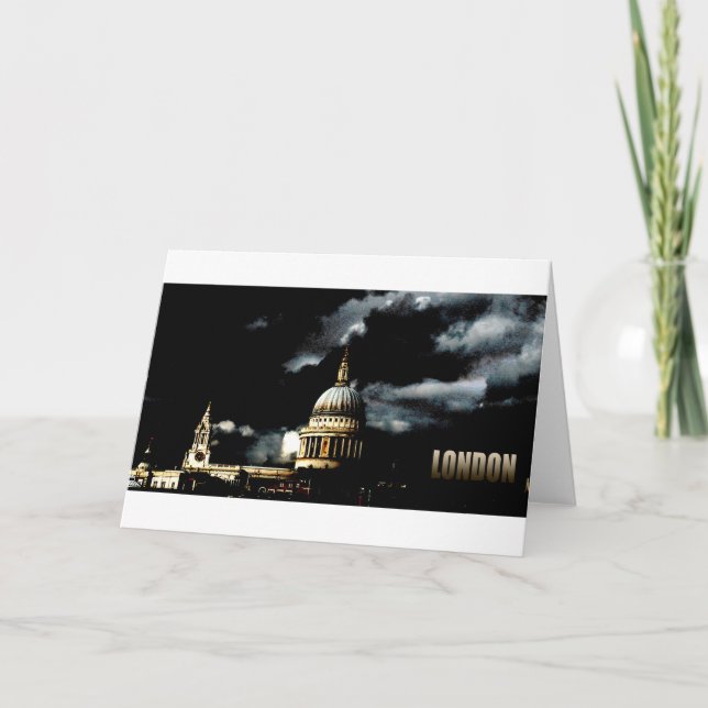 Cartes Pour Fêtes Annuelles Londres (Devant)