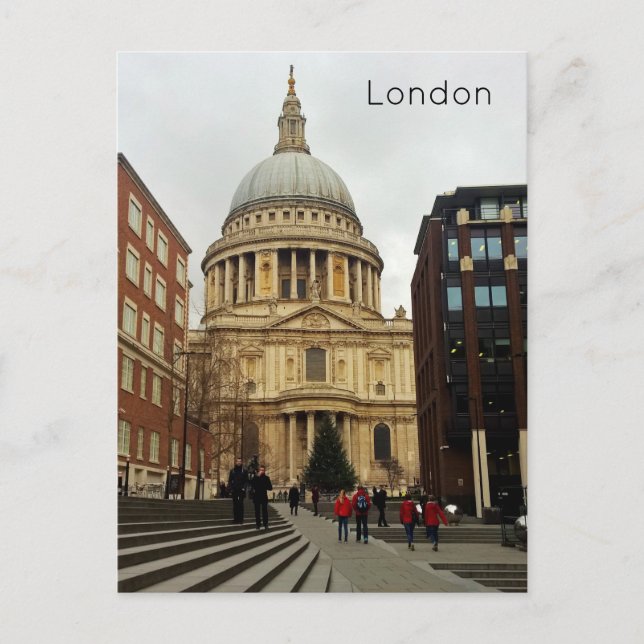 Cartes Pour Fêtes Annuelles Londres - Cathédrale St Paul (Devant)