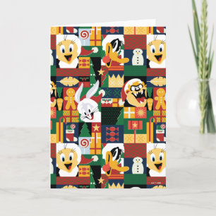 Cartes Pour Fêtes Annuelles LOONEY TUNES™Modèle de bloc de vacances