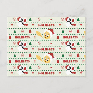 Cartes Pour Fêtes Annuelles LOONEY TUNES™ SYLVESTER™ & TWEETY™ Motif de Fêtes
