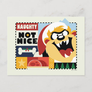 Cartes Pour Fêtes Annuelles LOONEY TUNES™ TAZ™ Naughty Not Nice