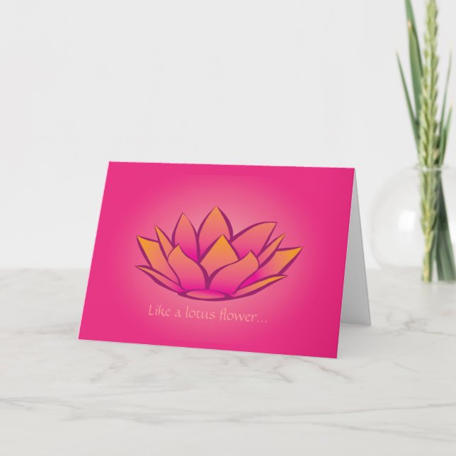 Cartes Pour Fêtes Annuelles Lotus Flower Valentine's Card (Devant)