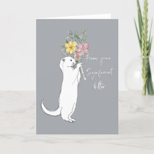 Cartes Pour Fêtes Annuelles Loutre significative