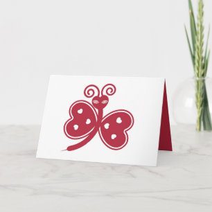 Cartes Pour Fêtes Annuelles Love Bug Valentine Card © 2012 M. Martz