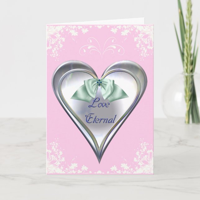 Cartes Pour Fêtes Annuelles Love Eternal Card (Devant)