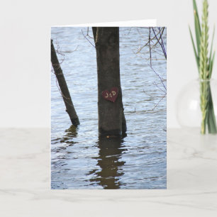 Cartes Pour Fêtes Annuelles Love Flooded