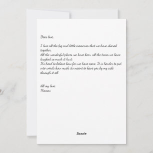 Cartes Pour Fêtes Annuelles Love Heart : Écrivez votre lettre - Valentine Card