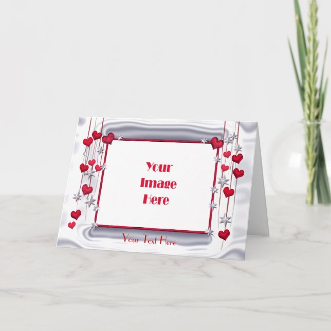 Cartes Pour Fêtes Annuelles Love Shines Valentine (cadre photo) (Devant)