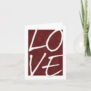 Cartes Pour Fêtes Annuelles LOVE Valentine's Day Card