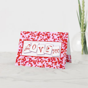 Cartes Pour Fêtes Annuelles Love You Valentine's Day Cards