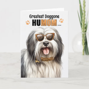 Cartes Pour Fêtes Annuelles Lowchen Dog Best HuMOM Jour des Mères