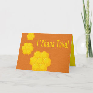 Cartes Pour Fêtes Annuelles L'Shana Tova Alvéoles