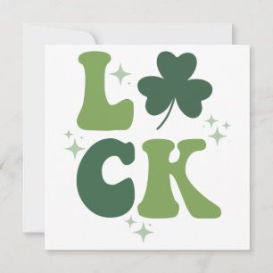 Cartes Pour Fêtes Annuelles Luck Retro Design PNG SVG Fichier de coupe