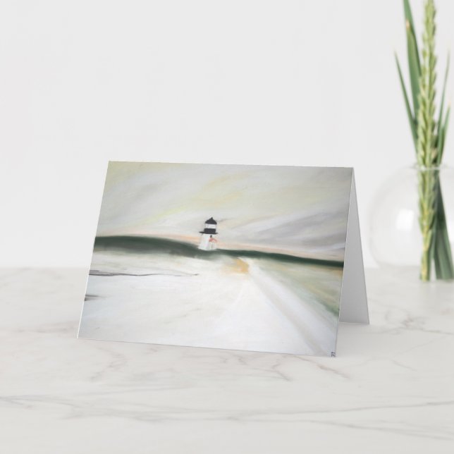 Cartes Pour Fêtes Annuelles Lumière d'hiver (Devant)