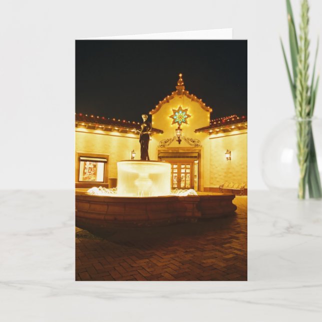 Cartes Pour Fêtes Annuelles Lumières de plaza de Kansas City (Devant)
