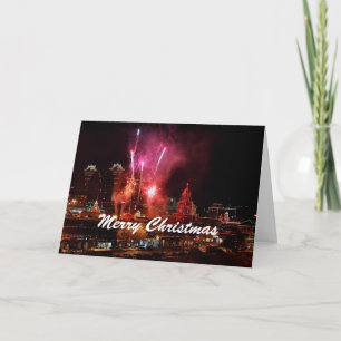 Cartes Pour Fêtes Annuelles Lumières de plaza de Kansas City de feux