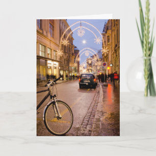 Cartes Pour Fêtes Annuelles Lumières de vacances à Bâle, Suisse