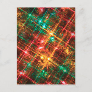 Cartes Pour Fêtes Annuelles lumières des arbres de noël