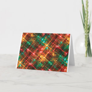Cartes Pour Fêtes Annuelles lumières des arbres de noël
