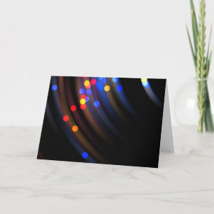 Cartes Pour Fêtes Annuelles Lumières pivotantes