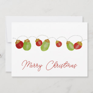 Cartes Pour Fêtes Annuelles Luminaire de Noël Vintage