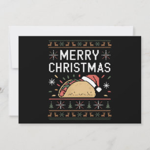 Cartes Pour Fêtes Annuelles Luminaires doux Noël Père Noël Taco