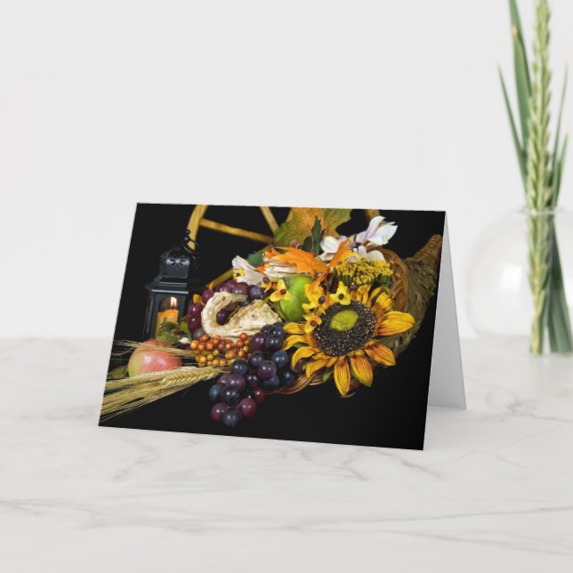 Cartes Pour Fêtes Annuelles Luminosité d'automne (Devant)