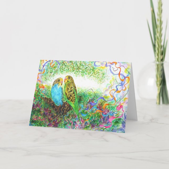 Cartes Pour Fêtes Annuelles Lune de miel (Devant)