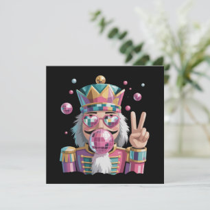 Cartes Pour Fêtes Annuelles Lunettes de soleil boule à facettes casse-noisette