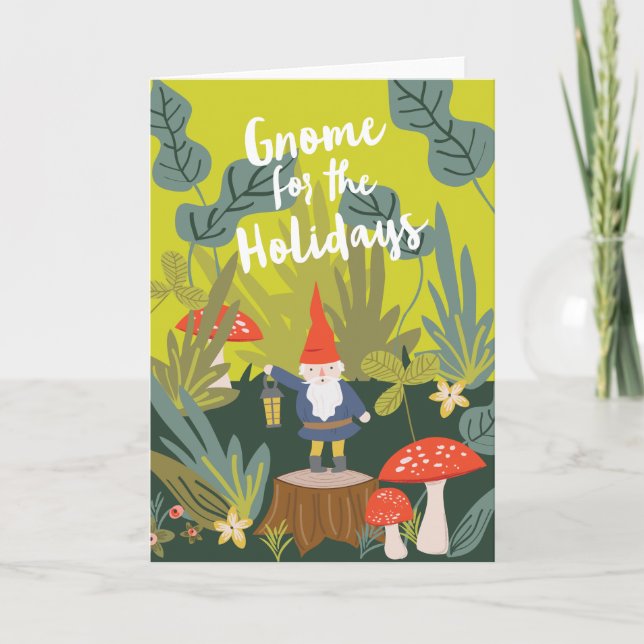 Cartes Pour Fêtes Annuelles Lutin pour les Fêtes (Devant)