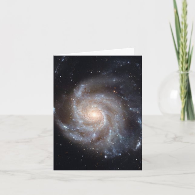 Cartes Pour Fêtes Annuelles M101 Le Pinwheel Galaxy (NGC 4547) (Devant)