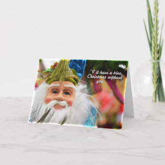 Cartes Pour Fêtes Annuelles M. Blue Claus